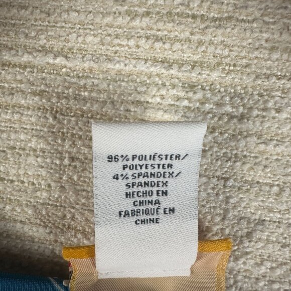 Ruby Rd. Woman 2X Blue/teal & White Tropical Floral Stretchy Pullover Midi Dress - Picture 4 of 11